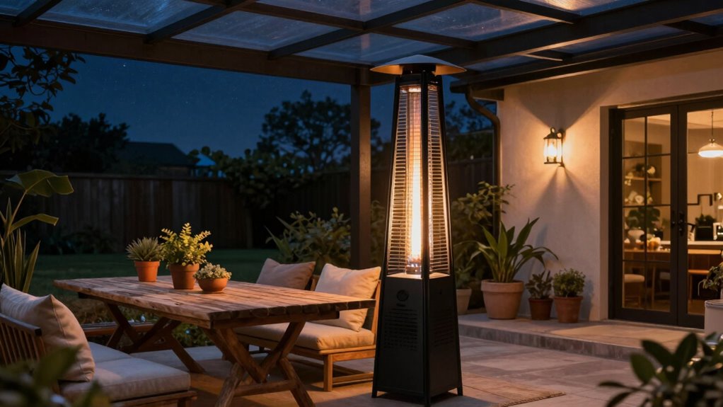 effective adjustable outdoor heating