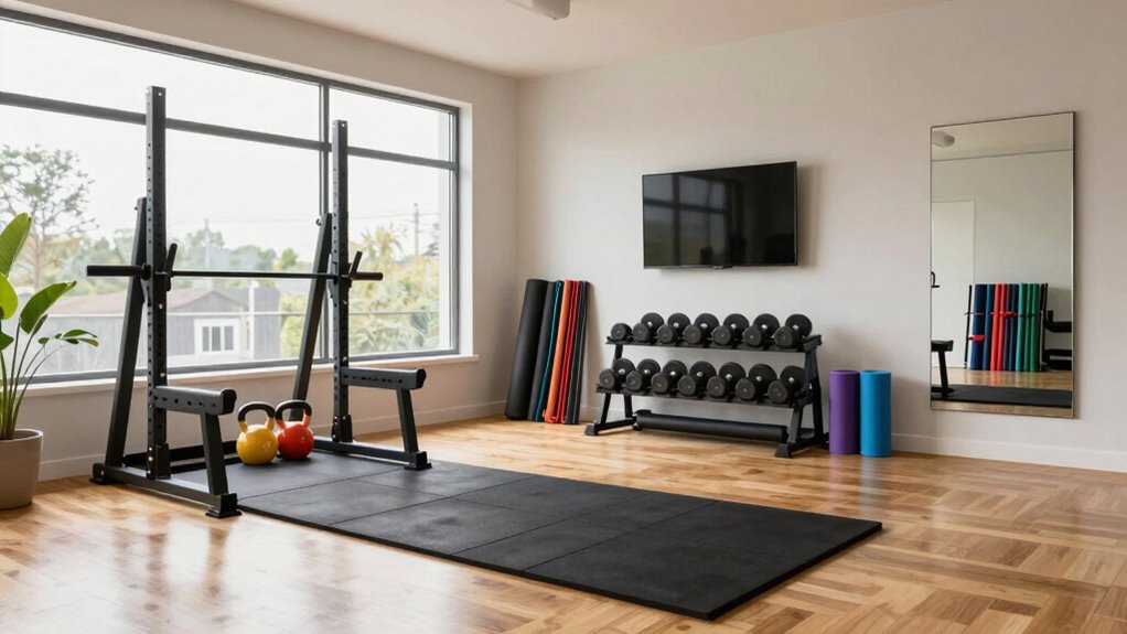 effective home workout space