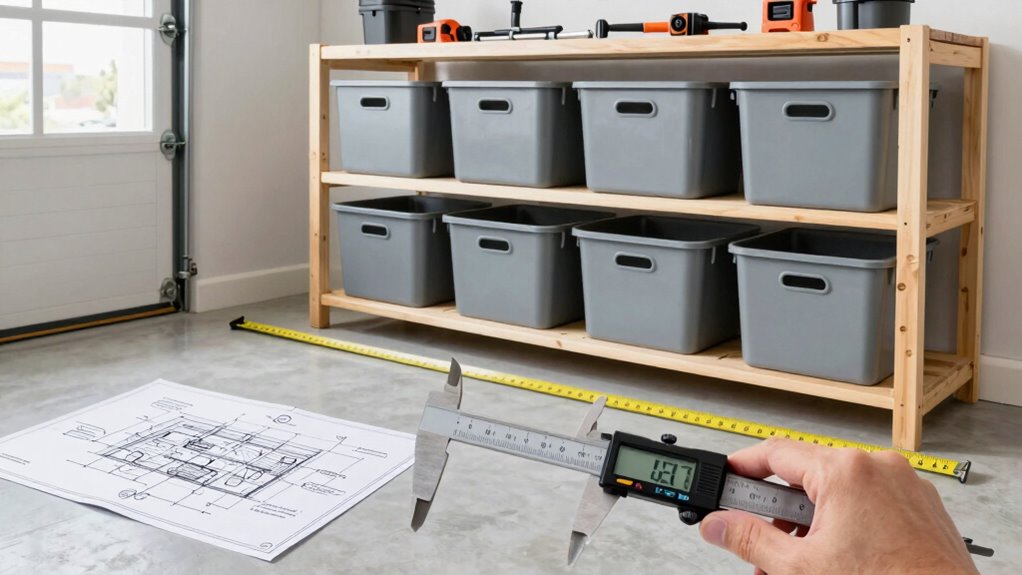 garage measurement and planning