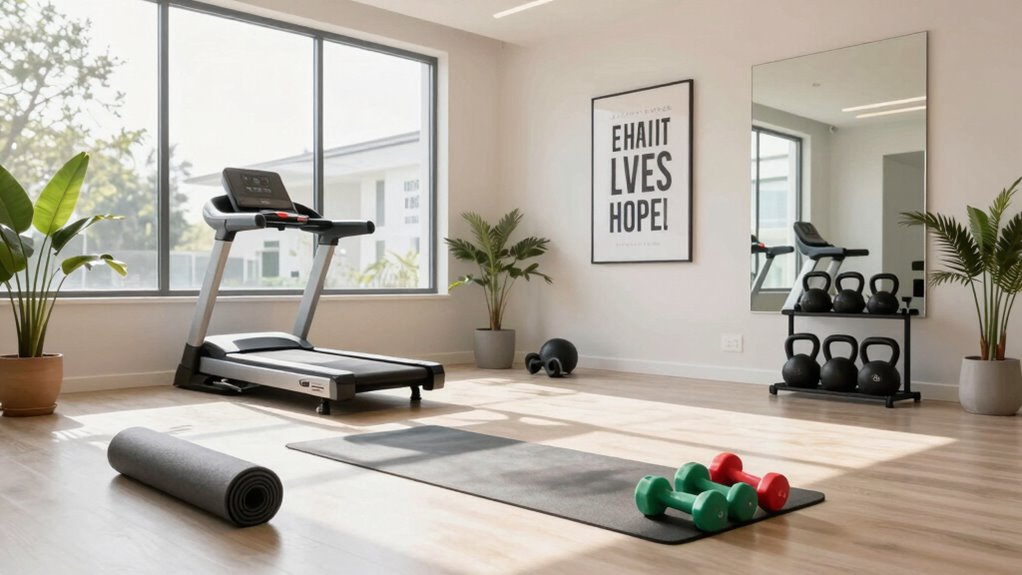 inspiring home gym decor