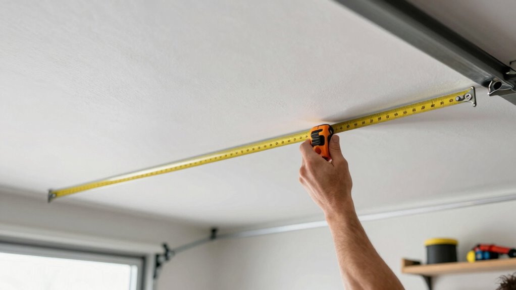 measure garage ceiling height accurately