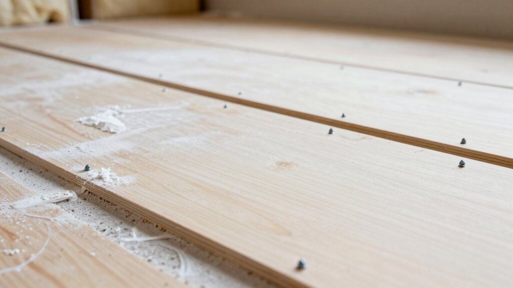 prepare subfloor thoroughly first