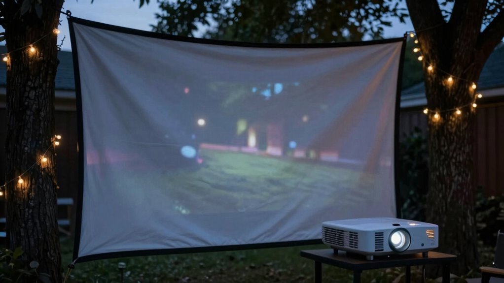 proper projector setup and placement
