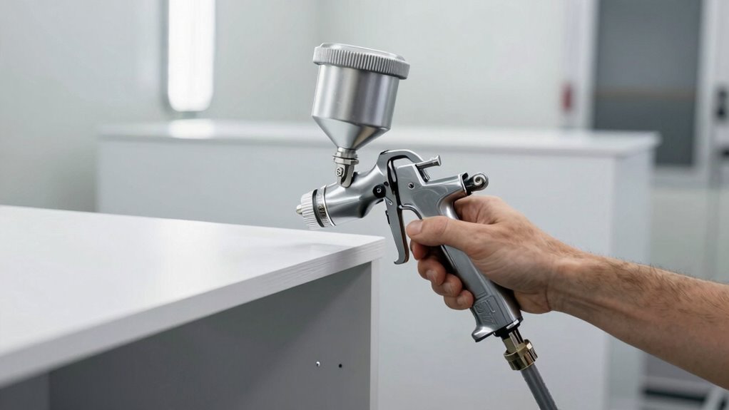 proper spray setup technique