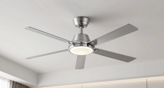 quiet bedroom ceiling fans
