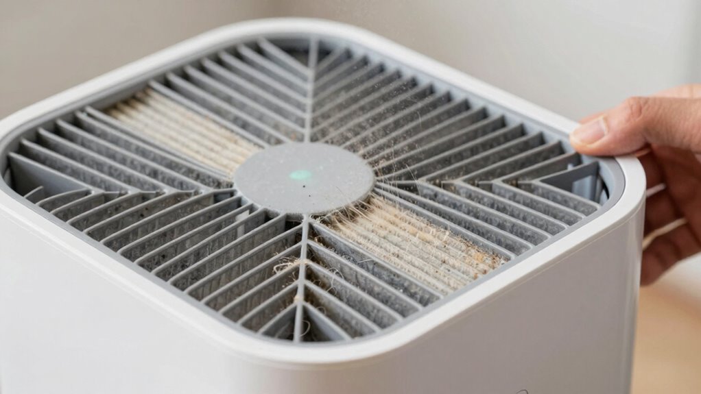 regular filter cleaning prevents odors
