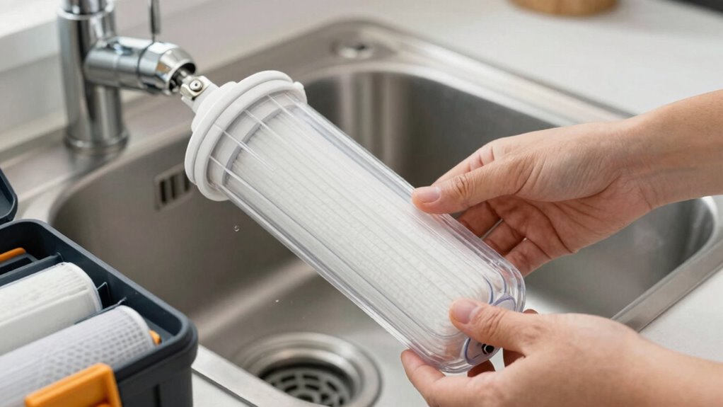 replace filters and maintain system