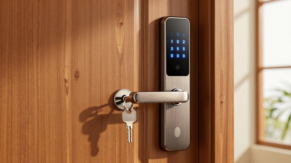 secure keypad with backup