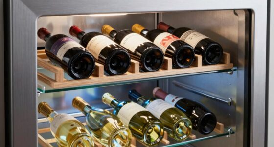 separate wine storage zones