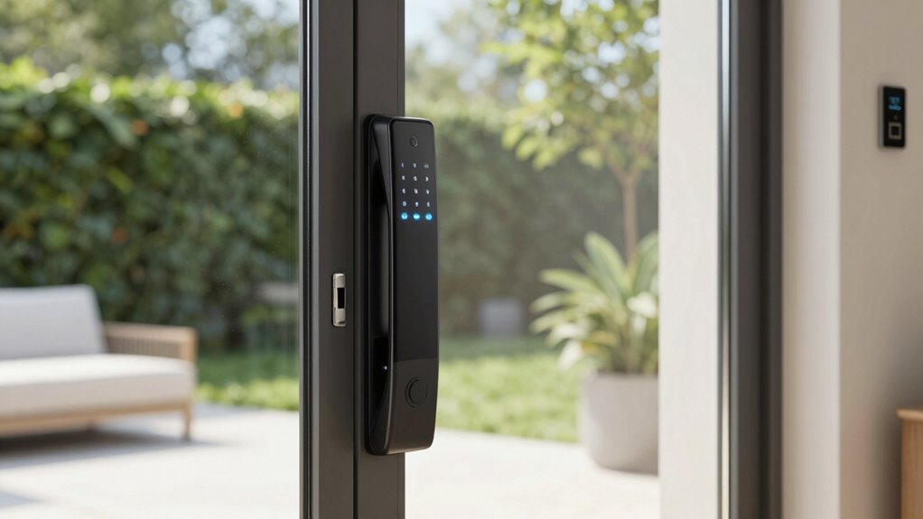 sliding glass door smart lock