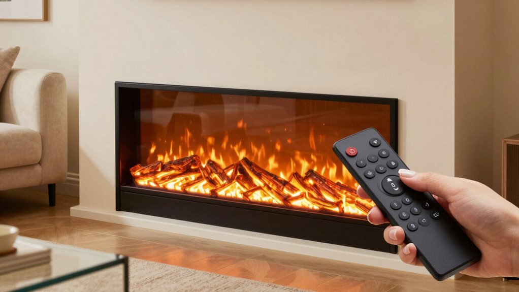 smart customizable fireplace control