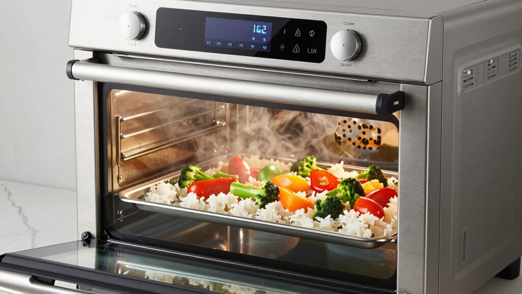 steam reheating preserves moisture