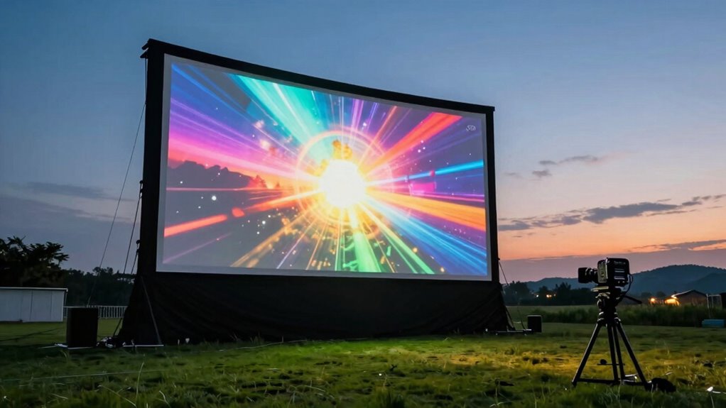 top 150 inch outdoor screens