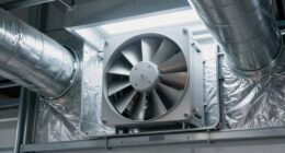 top duct booster fans