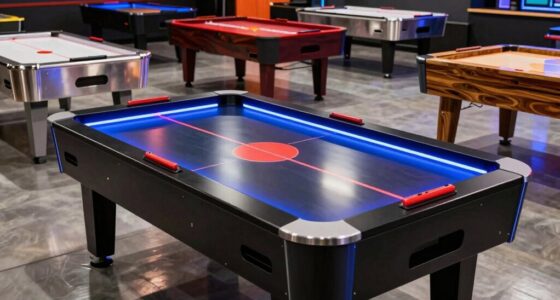 top full size air hockey tables