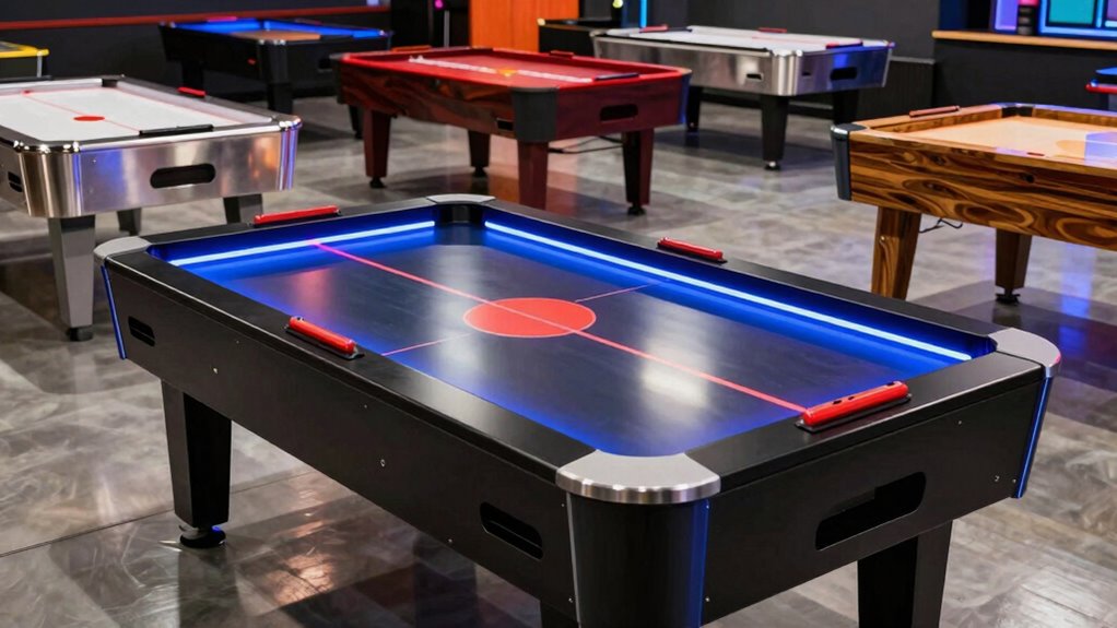 top full size air hockey tables
