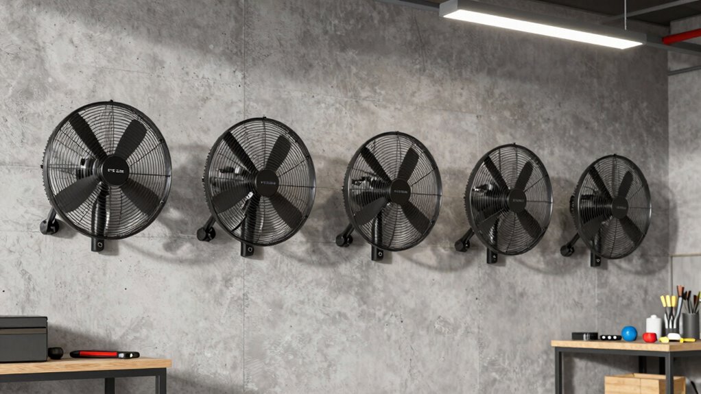 top garage wall fans