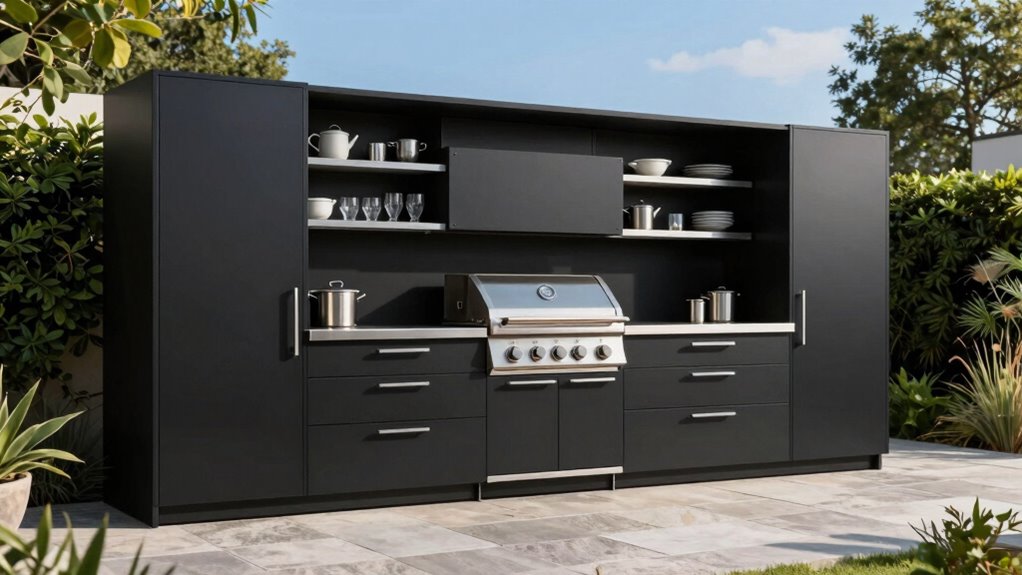 top outdoor kitchen cabinets