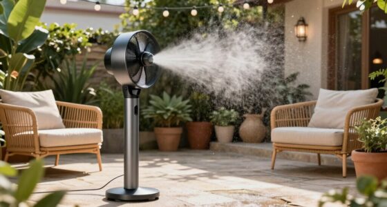 top outdoor misting fans