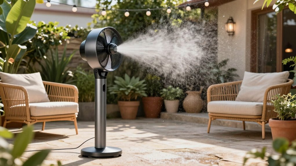 top outdoor misting fans