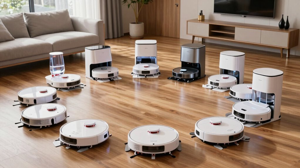 top refillable water robot vacuums
