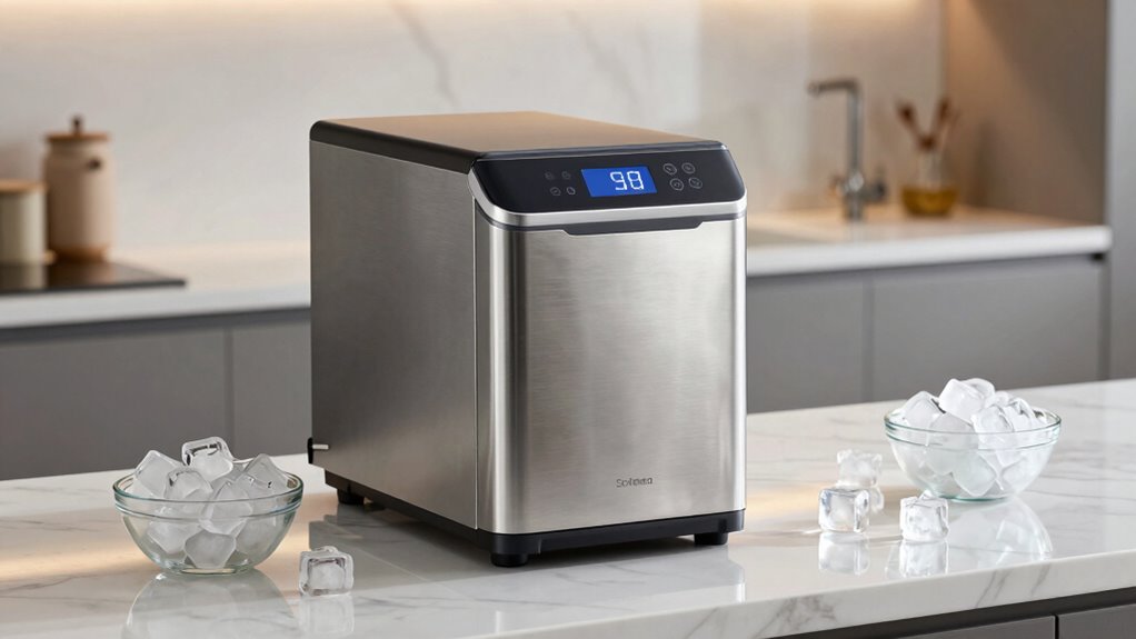 top stainless countertop ice makers