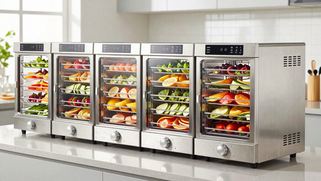 top stainless steel dehydrators
