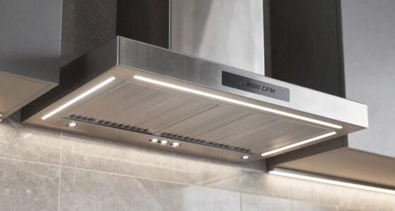 top vented range hoods