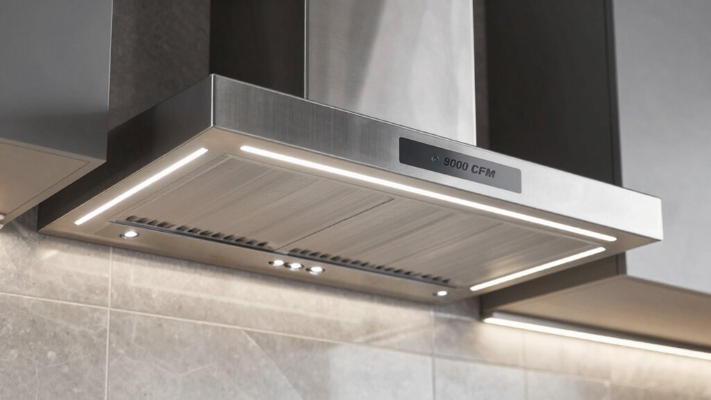 top vented range hoods