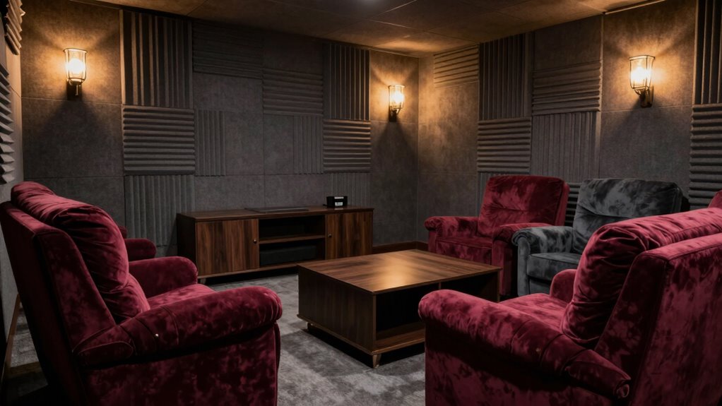 use household sound absorption techniques