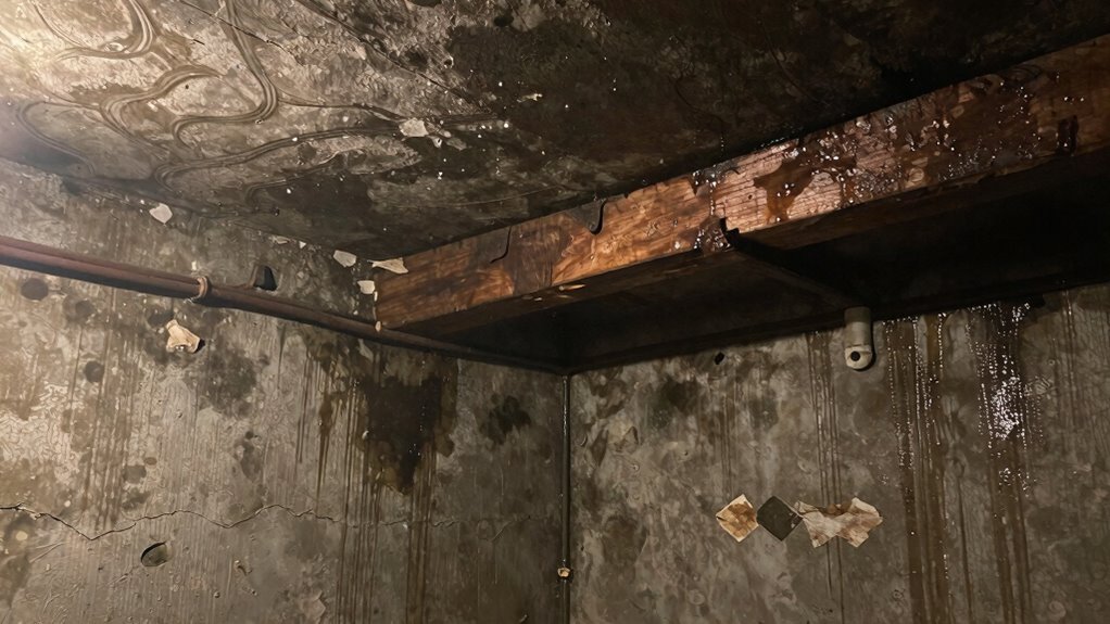 basement moisture affects upstairs