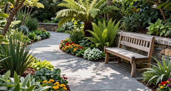 complementary landscaping elements together
