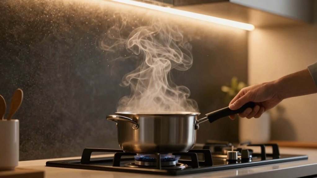 cooking increases indoor pollution