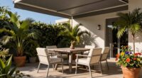 cooling comfortable outdoor space