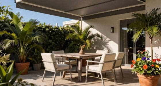 cooling comfortable outdoor space