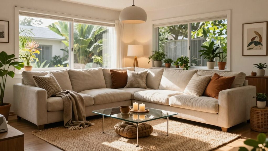cozy functional open spaces