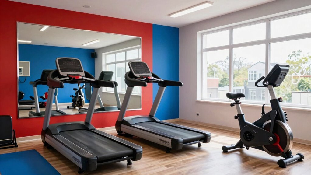 dedicated cardio workout space