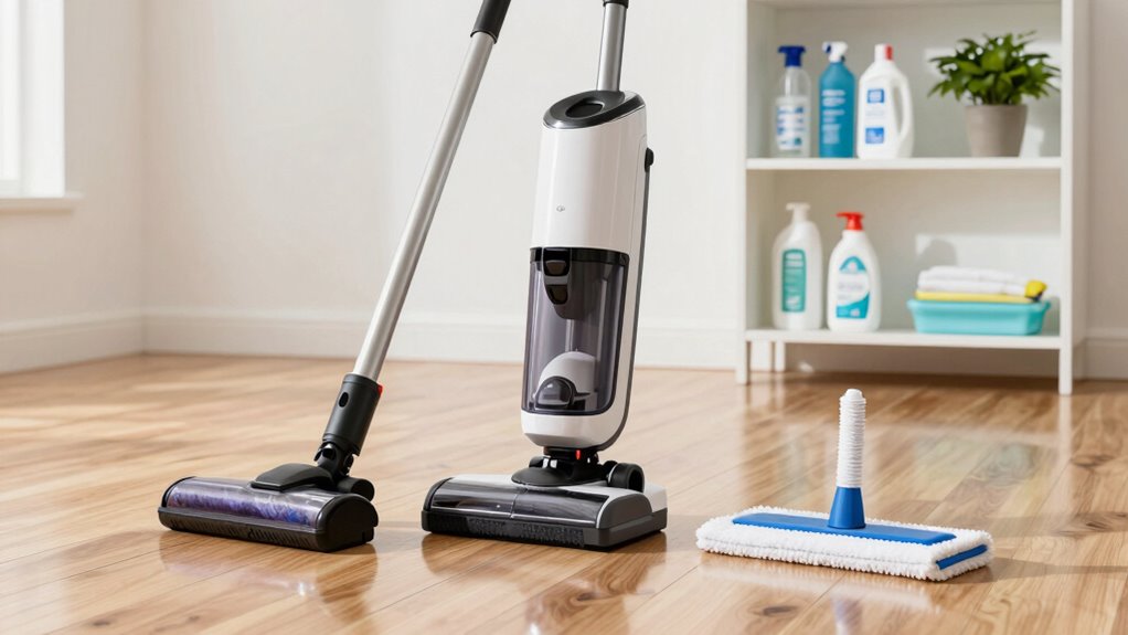 dust resistant floor cleaning