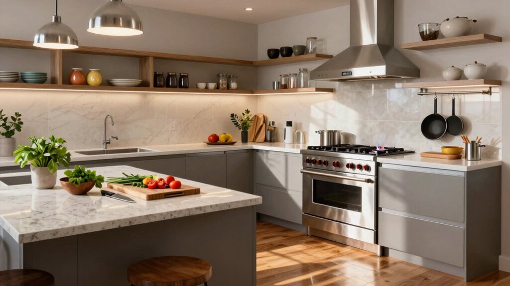 efficient functional cooking space