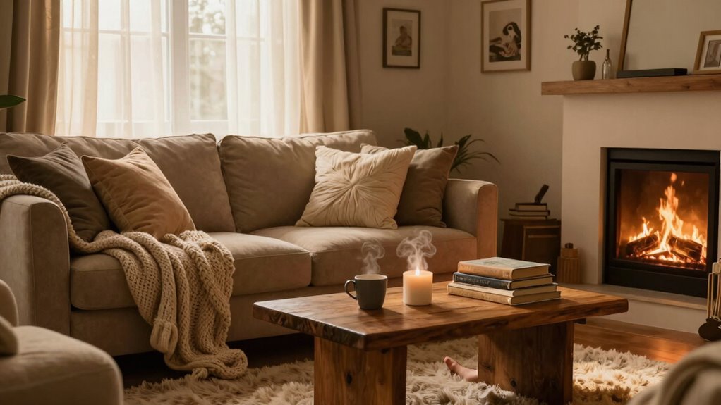 elegant minimalist cozy sanctuary