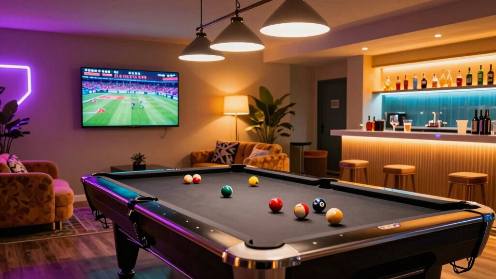 home theater and gaming zone