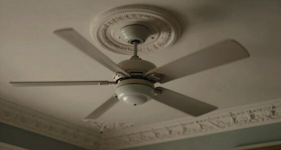 incorrect ceiling fan positioning
