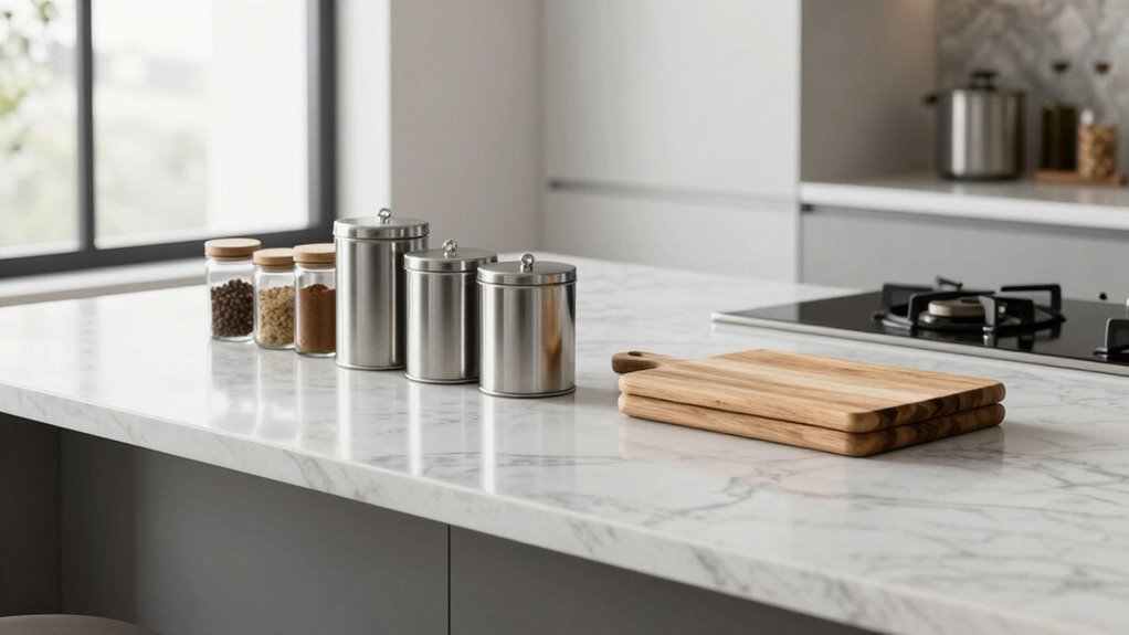 organized clutter free kitchen space
