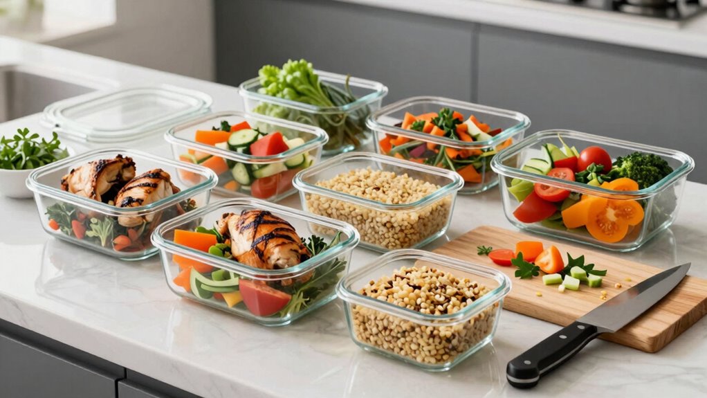 organized efficient meal preparation