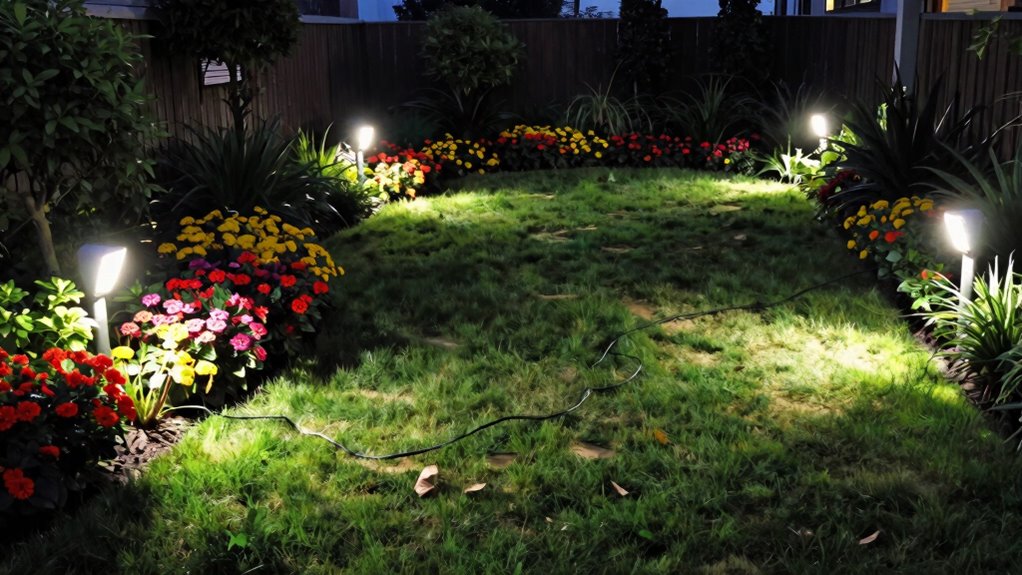 proper outdoor lighting placement