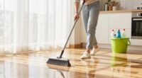 summer floor cleaning plan