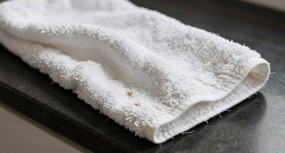 towel absorption decrease explanation