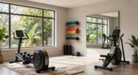 transforming spare rooms into fitness centers