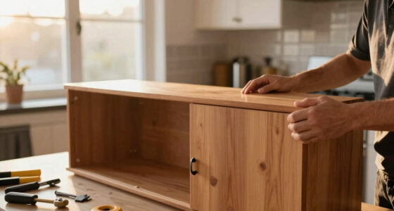 This “Haphazard” Kitchen Got an IKEA Hack with Cherrywood Cabinets