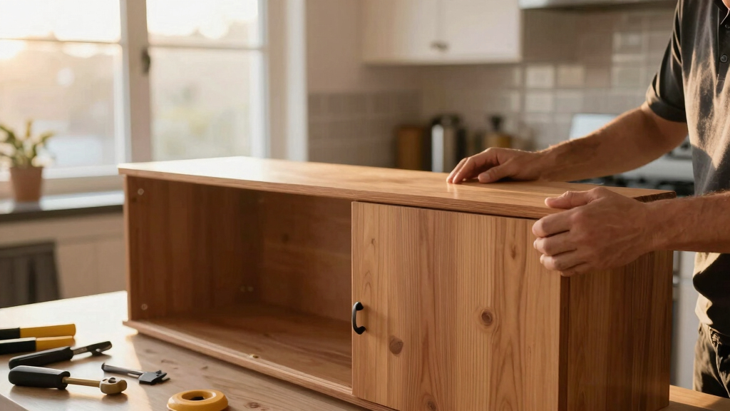 This “Haphazard” Kitchen Got an IKEA Hack with Cherrywood Cabinets